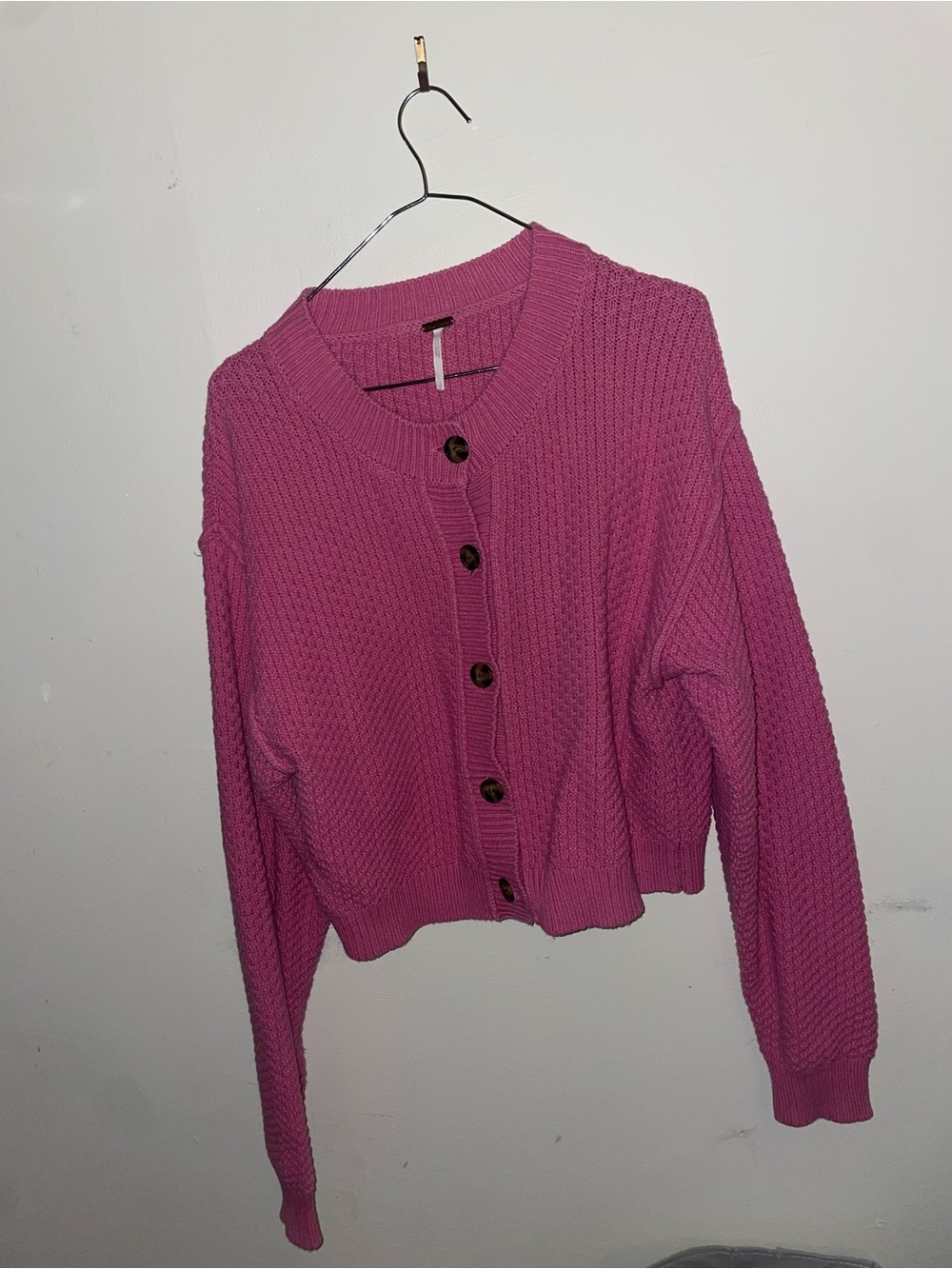 Free People Lila Cardigan pink